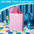 thumbnail image 2 of 8 Pcs Medium Gift Bags With Handles: 8x5x10 Rainbow Colour Gift Bags Kraft Paper Party Favor Bags With 16 Tissues For Party,Birthday,Baby Shower,Wedding（8 Colors）, 2 of 6