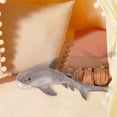 thumbnail image 3 of Poupée Animal Marin Simulation Dessin Animé Jouet Poupée Grise Marionnette Réconfortante pour Enfants, 3 of 5