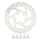 thumbnail image 3 of Rotor De Freno De Scooter Eléctrico, Rotor De Freno De Disco De Bicicleta Duradero Acero Inoxidable Antioxidante De Alta Resistencia Con 5 Pernos Para Scooter Eléctrico M365 PRO Fyydes 120mm Disc Brake Rotor, 3 of 8