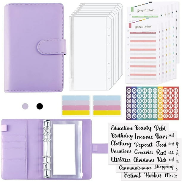 Budget Binder,Money Organizer Cash Envelopes for Budgeting, Budget