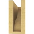 thumbnail image 4 of 4"W x 12"D x 8"H Classic Garner Rough Cedar Woodgrain TimberThane Corbel, Primed Tan, 4 of 6