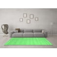 thumbnail image 3 of Ahgly Company Indoor Rectangle Abstract Emerald Green Contemporary Area Rugs, 7' x 10', 3 of 4