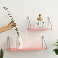 thumbnail image 3 of NIBOLOG Storage Shelf Strong Load Bearing Detachable Multi Colors Wall-mounted Wooden Display Stand Home Decoration, 3 of 8