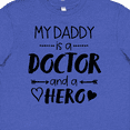 thumbnail image 4 of Inktastic My Daddy is a Doctor and a Hero Youth T-Shirt, 4 of 5