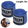 thumbnail image 2 of 1 Pair Professional Handwraps Semi Elastic Hand Wraps With Thumb Loop For Boxing, Mma, Muay Thai And Other Martial Arts, 2 of 5