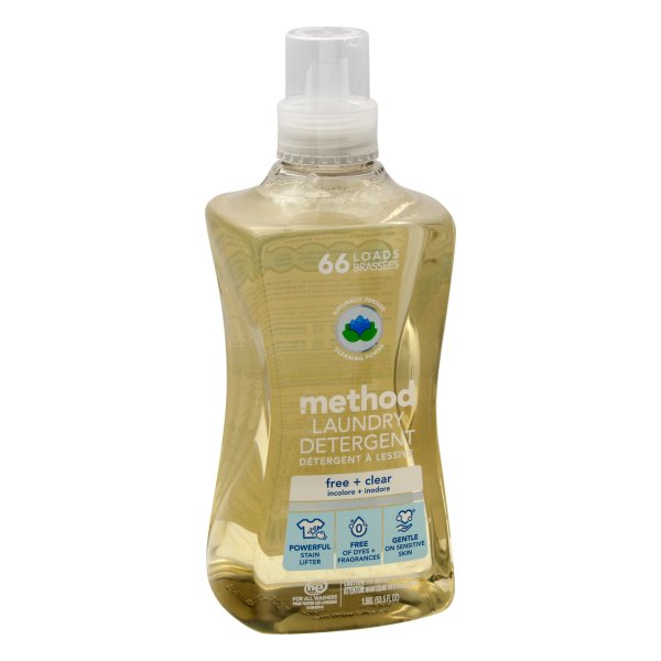 Method Products Inc Laundry Detergent Free and Clear 4X 53.5 fl