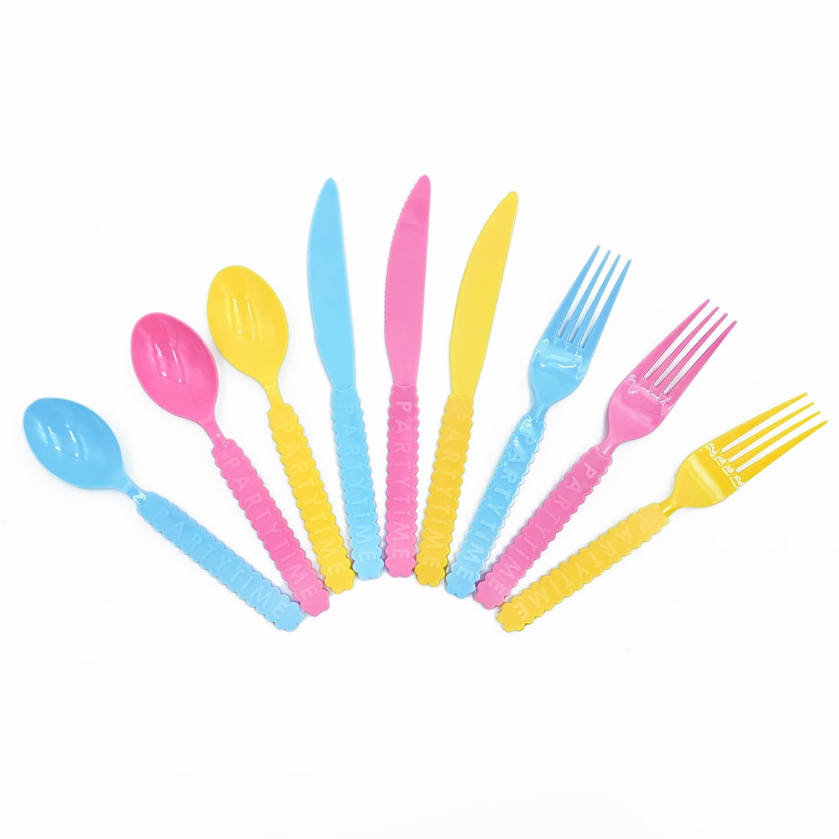 Packed Party 'Party Time' Plastic Cutlery, 18ct.