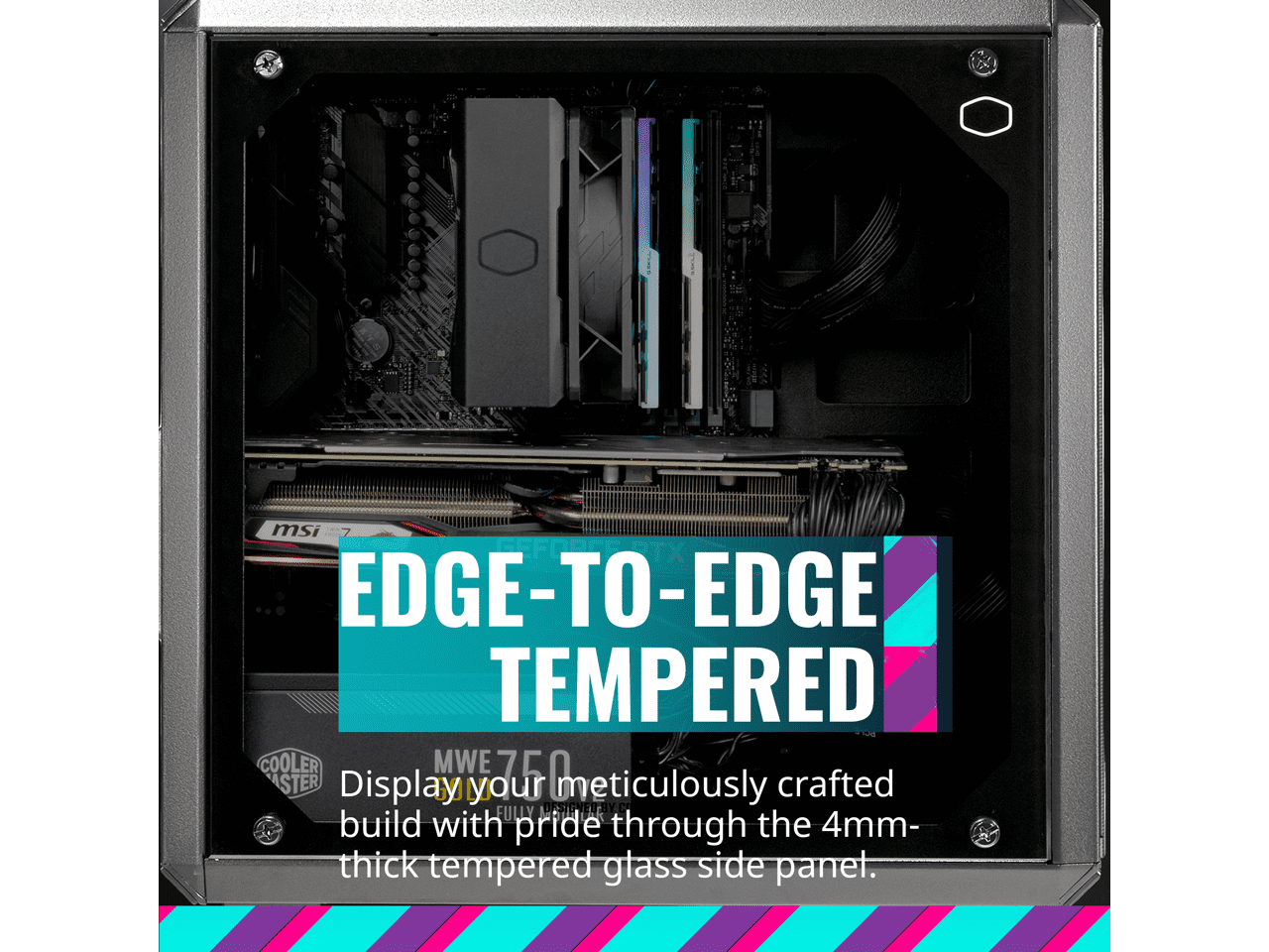 Cooler Master QUBE Computer Case Dust Filter, Black, Q300L V2