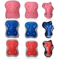 thumbnail image 3 of Bangcool 6PCS Kids Protective Gear Set Wrist Guard Knee Pad Elbow Pad for Skateboarding, 3 of 5