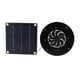 thumbnail image 1 of Ventilador de panel solar Ventilador redondo resistente a la intemperie 12V 20W Ventilador de ventilación alimentado por energía solar Ventilador de, 1 of 9