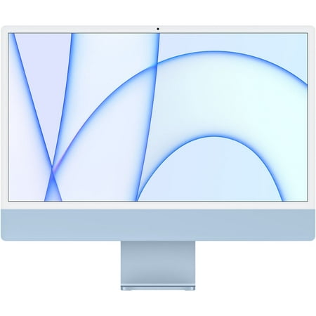 Apple iMac 24-inch All-in-One Desktop Computer MGPL3LL/A, Apple M1 3.2GHz, 8-Core CPU 8-Core GPU, 8GB RAM 512GB SSD, Grade A - Blue