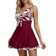 thumbnail image 2 of Trajes de baño de una pieza para mujer, traje de baño de talla grande con falda conservadora y estampado de aguas termales, traje de baño de ángulo plano para mujer, 2 of 5