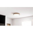 thumbnail image 3 of QFL6790BGD Quoizel Lighting Grendelle - 45W 3 LED Flush Mount-5 Inch Tall and 16 Inch Wide, 3 of 4