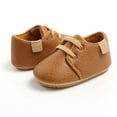 thumbnail image 5 of Gyratedream 0-18M Baby Boy Girl Sneakers Leather Soft Crib Anti-slip First Walkers Shoes, 5 of 6