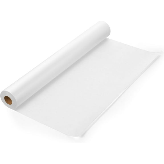 Tracing Paper Roll 17in x 75yd, White Trace Paper Pattern Paper Translucent Tracing Paper for Sewing, Drawing, Sketching, Gift Wrapping