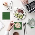 thumbnail image 1 of RYLABLUE Green Check Plaid Set of 4 Coaster for Drinks, Absorbent Ceramic Stone Coasters Cup Mat with Cork Base for Home Kitchen Room Coffee Table Bar Decor, 1 of 4