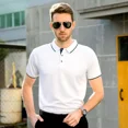thumbnail image 3 of Playeras Polo Hombre Mujer Manga Corta Moda Casual Camisas, 3 of 5