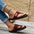 thumbnail image 5 of Willtoo Womens Orthopedic Sandals Slip on Non Slip Arch Support Summer Flat Sandals Wide Walking Shoes 2026 Comfortable Foam Shoes, 5 of 7