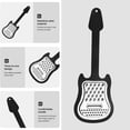 thumbnail image 4 of Mother's Day Stainless Cheese Grater Handheld Guitar Shaped Shredder with 3 Grinding for Kitchen Use Multi Functional Grater for Cheese Vegetables Fruits Comfortable Grip 4th of July, 4 of 8