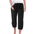 thumbnail image 4 of Pantalones Elásticos de Algodón para Mujeres, Primavera Y Color, Leggings Casuales, Leggings de Algodón con Bolsillos para Mujeres, 4 of 6
