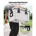 thumbnail image 4 of 26 QT Portable Cooler, Hard Cooler with Long Ice Retention, Heavy Duty Handles & Strap, Insulated Cooler Box for Camping, Picnics & Travel, 4 of 9