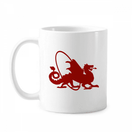 

Divine Beasts Ferocious Capable Fly Dragons Abroad Mug Pottery Cerac Coffee Porcelain Cup Tableware