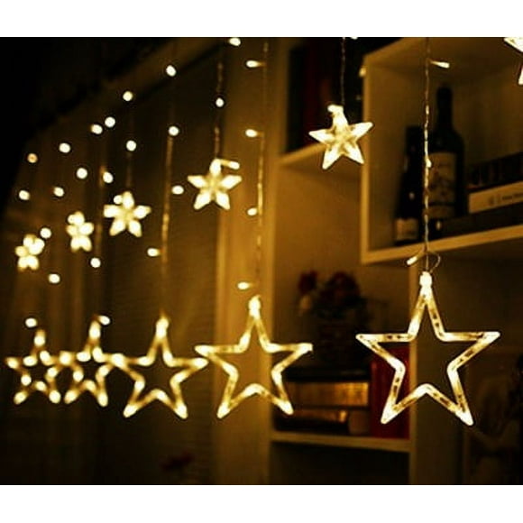 Rare Pearl LED Light Curtain for Indoor and Outdoor Star Light Warm White [Class