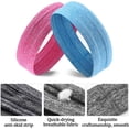 thumbnail image 4 of Diademas de fitness para mujer, diadema deportiva para mujeres y hombres, diadema para el sudor para hombres y mujeres, diademas absorbentes del sudor 1 pieza (rojo), 4 of 5