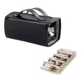 thumbnail image 1 of basic chic cosmetic bag player travel makeup pouch, 1 of 5