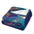 thumbnail image 4 of Manta de franela cálida y acogedora con diseño de dibujos animados de Encanto para sala de estar, dormitorio, cama, sofá, camping, viajes, mantas de vellón para todas las estaciones, regalos para, 4 of 8