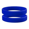 thumbnail image 2 of AYYUFE 2 Pcs Men Women Silicone Wristbands Solid Color Sports Bracelet Bangle Gift, 2 of 8