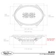 thumbnail image 3 of Parlante Retro Manufacturing D-572 13 x 18 cm Dash Classic, 3 of 3