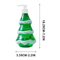 thumbnail image 3 of Christmas Soap Dispenser, Santa Snowman Tree Shape Refillable Bottle for Bathroom Kitchen, Holiday Theme Hand Soap Pump Decor, 3 of 7