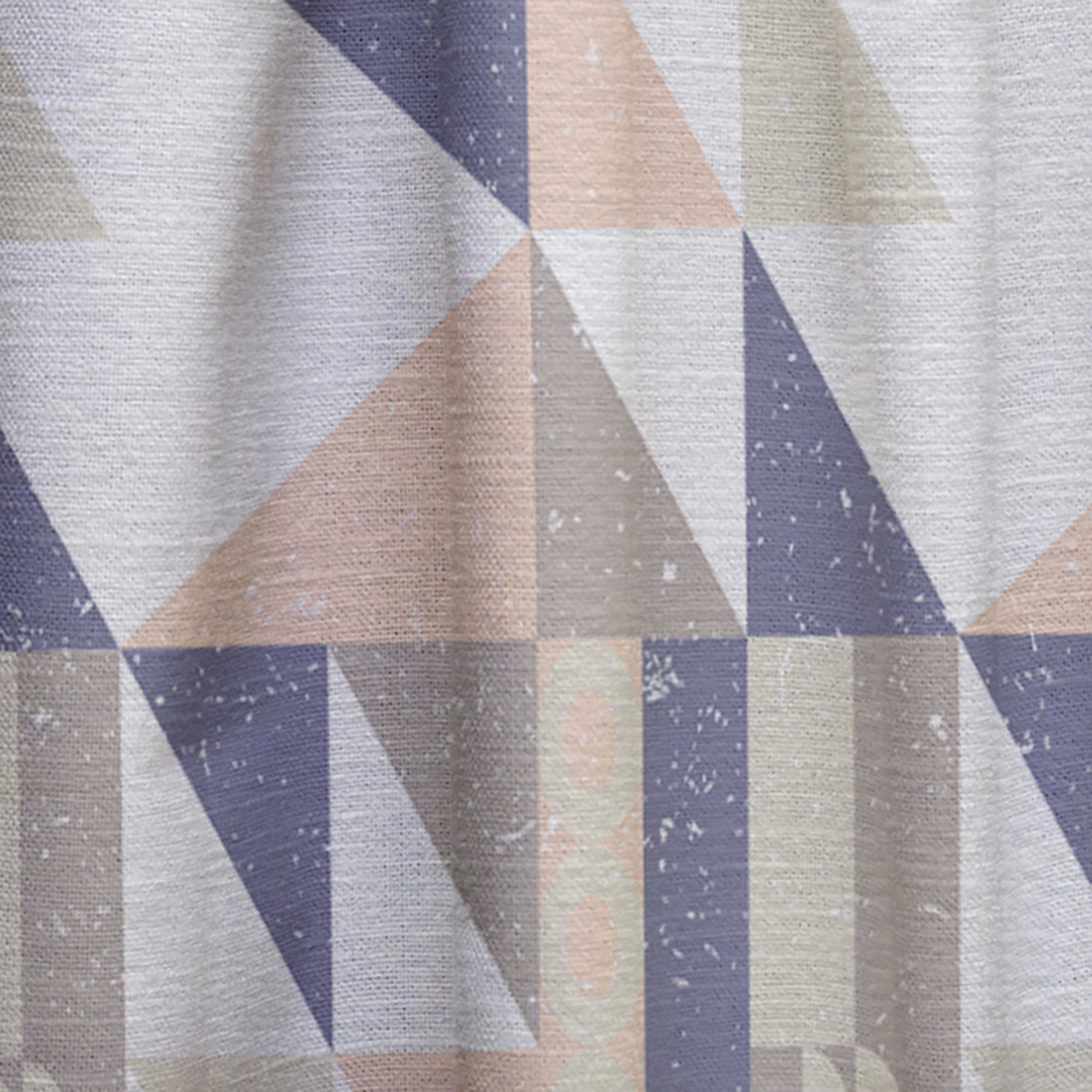 Designart 'Geometrical Retro Design X' Mid-Century Modern Curtain Panel