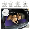thumbnail image 4 of Universal Car Trunk Mat 29"x39", Purple Black Ombre Waterproof Cargo Liner, Non-Slip Durability Cargo Mat, Gradient Contemporary Abstract Art All Weather Rear Trunk Protector for Car SUV, 4 of 9