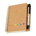 thumbnail image 2 of Meiiso Coffee Notebook with Pen Holder - Convenient Coil Bound Writing Journal Set, Listing 1 Set Notebook Convenient Coil Book With Pen 10ml, 2 of 9