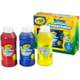 thumbnail image 4 of Crayola Washable Finger Paint 8 Oz 3 Count Primary, 4 of 4