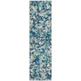 thumbnail image 2 of Addison Rugs Chantille Indoor/Outdoor Transitional Geometric Navy Machine Washable Runner Rug, 2'3" x 7'6", 2 of 8
