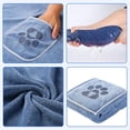 thumbnail image 3 of Dog Bath Towel with Hand Pockets, Absorbent Pet Towel for Drying Dogs, Microfiber Dog Grooming Towel, 3 of 7