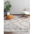 thumbnail image 2 of Unique Loom Aramis Collection Area Rug - Kavi (12' Square Ivory/Beige), 2 of 10