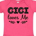 thumbnail image 4 of Inktastic Gigi Loves Me Baby Girl Clothes Girls Baby Bodysuit, 4 of 5