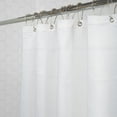 thumbnail image 2 of ELLE Paris Jacquard Solid Weave Shower Curtain in Grey White, 2 of 6