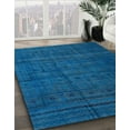 thumbnail image 3 of Ahgly Company Machine Washable Indoor Rectangle Abstract Blueberry Blue Area Rugs, 5' x 8', 3 of 7