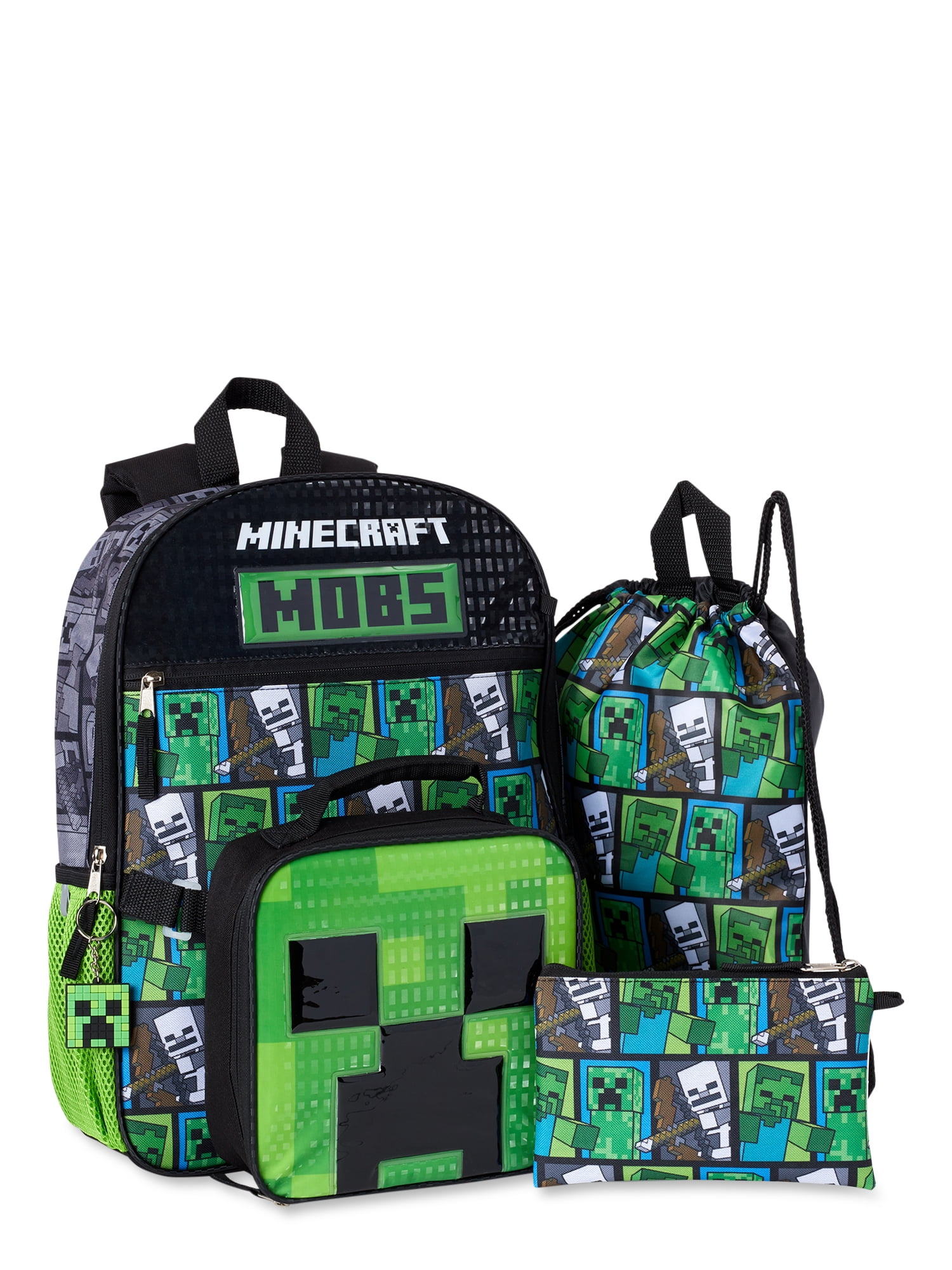 Custom Double-sided Backpack Minecraft Multicolor 