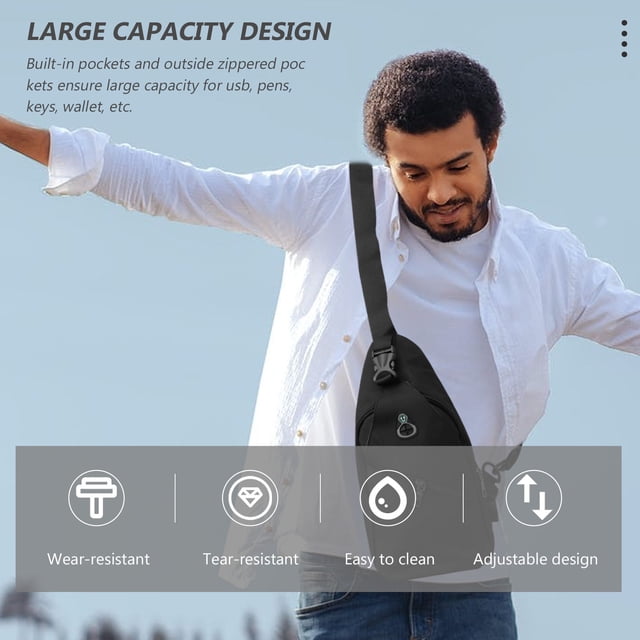 ADDHAT Chest Negro Con Materiales Y Compartimentos Seguros Para Objetos Personales
