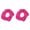 Hot Pink, variant on Set of 2 Solid Hair Scrunchies for Adult Women (Light Pink)