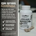 thumbnail image 3 of Grow Vitamin Beyond Mushroom Capsules, 13,000mg, 30-Day Supply, Non-GMO, 3 of 9