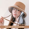 thumbnail image 4 of Adults Face Protection Fisherman Hat Women Men Face Protection Cap with Detachable Transparent Shield Screen, 4 of 8