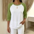 thumbnail image 2 of yillto Long Sleeve for Women Shirts Lightweight Soft Basic Round Neck Casual Loose Tshirts Tops, 2 of 7