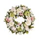 thumbnail image 3 of Corona de primavera artificial de 45 cm para puerta principal, ideal para interiores, exteriores, bodas y decoración de paredes., 3 of 9